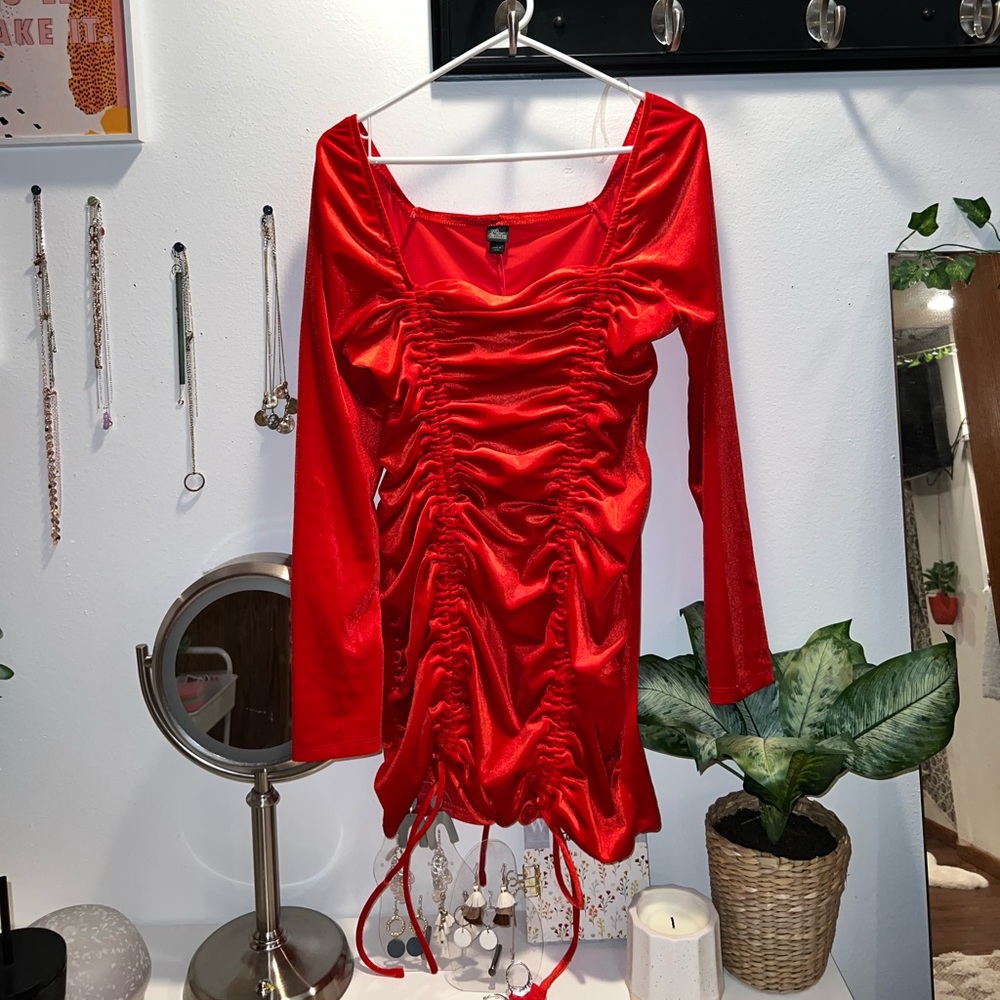 Red Velvet Dress